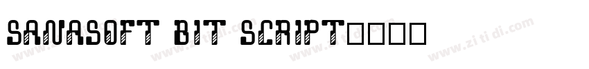 Sanasoft Bit Script字体转换